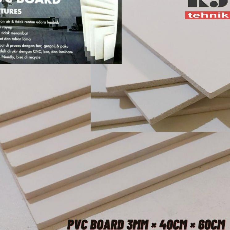 

Z27 PVC Board Murah Ukuran Tebal 3mm / 5mm ukuran 40×60cm PVC Foam White SIAP KIRIM ⇠