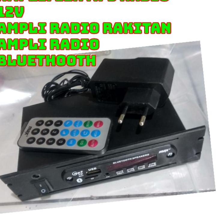 ❊ RAKITAN MP3 RADIO PLAYER Bluetooth 5.0 Player + Adaptor 12V MP3 Player Bluetooth USB MMC RADIO ➤