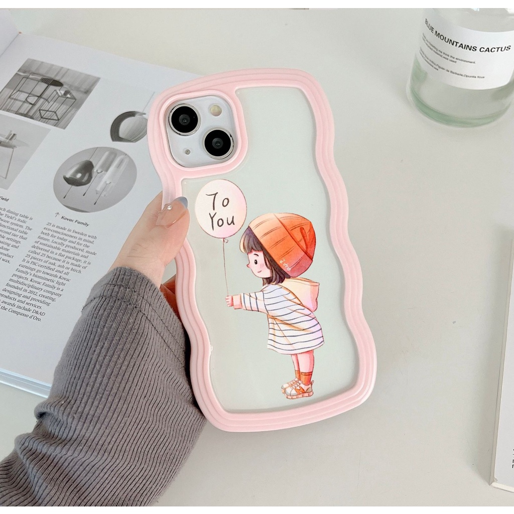 HH23 Casing HP cantik wanita For Iphone 7+ 8+ Plus X Xs Xr Max 11 12 13 14 Pro Max 14+ 14Plus FJ08