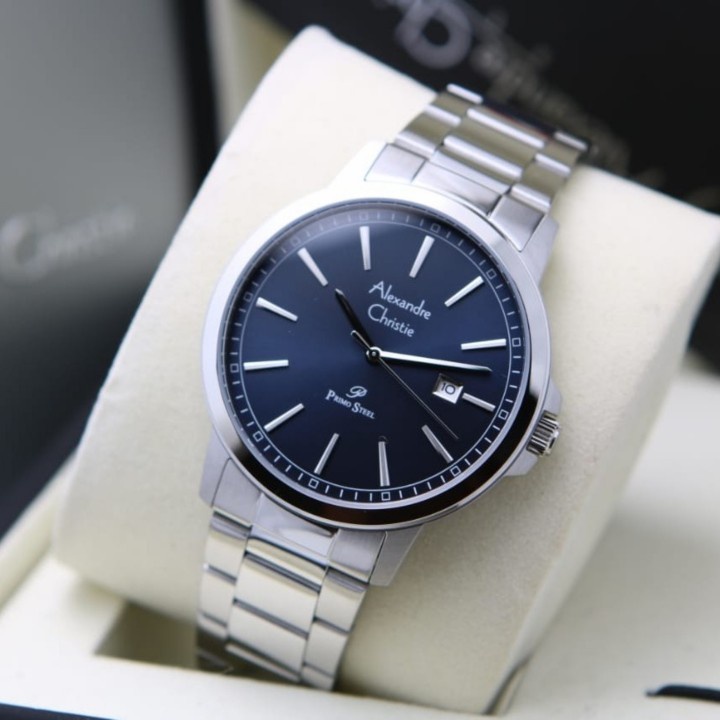 ALEXANDRE CHRISTIE AC 1014 SILVER BLUE PRIA. ORIGINAL