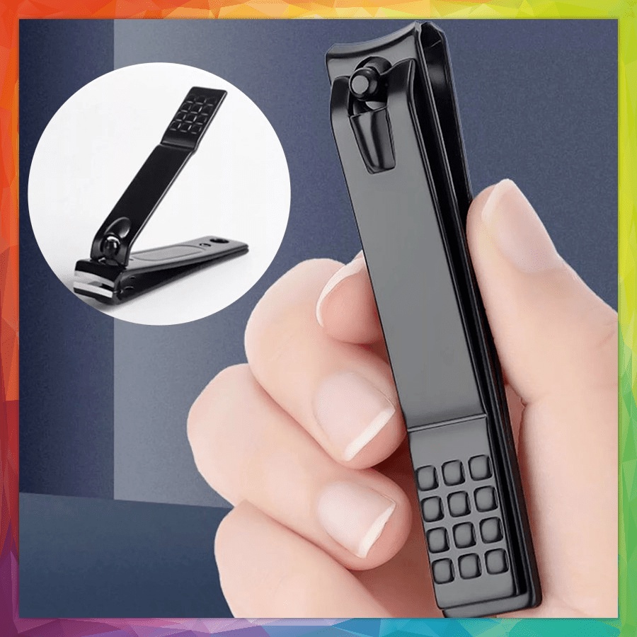 Gunting Kuku Hitam Black Besar Jumbo Stainless Manicure Pedicure 8CM