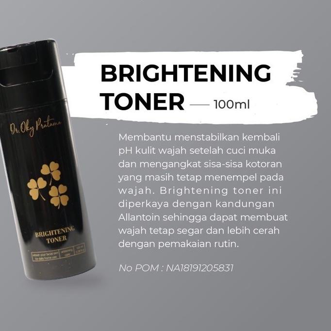 ♤ Brightening Toner / Dr Oky Pratama / Benings Clinic / Benings Skincare ♘