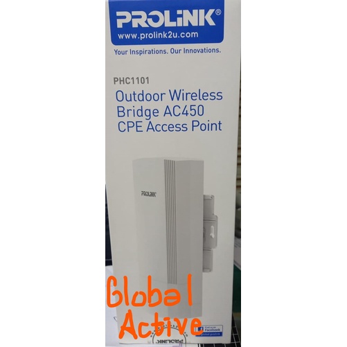 Access Point PROLINK PHC1101 Outdoor Wireless Bridge AC450 CPE/AP