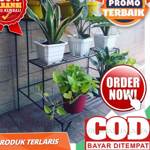 ♘ BESI 8MM RAK BUNGA TINGKAT PREMIUM / RAK BUNGA TANGGA BERTINGKAT ◊