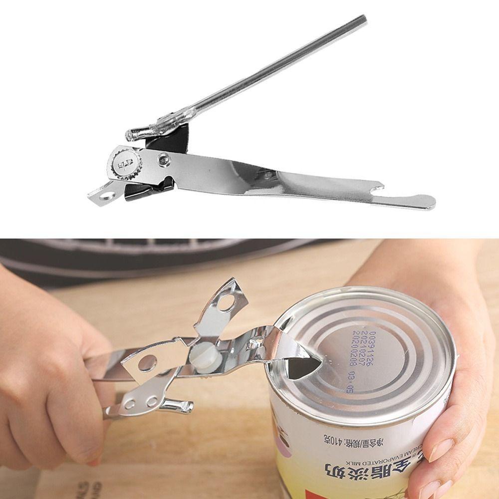 Solighter Pembuka Kaleng Multifungsi Professional Stainless Steel Heavy Duty Manual Can Opener