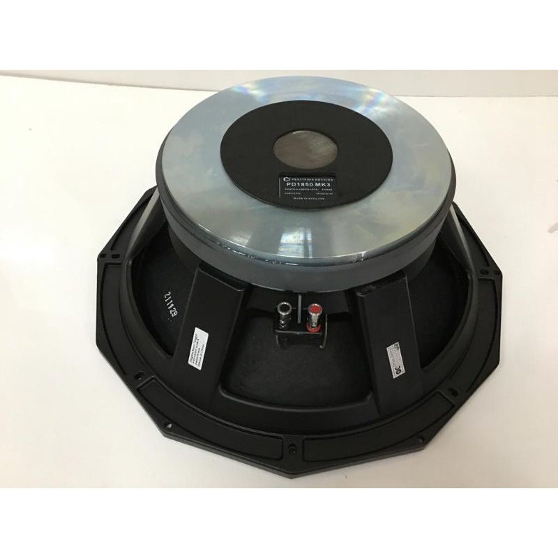 Speaker komponen pd1850 pd 1850 mk3 precision 18 inch subwoofer double demper