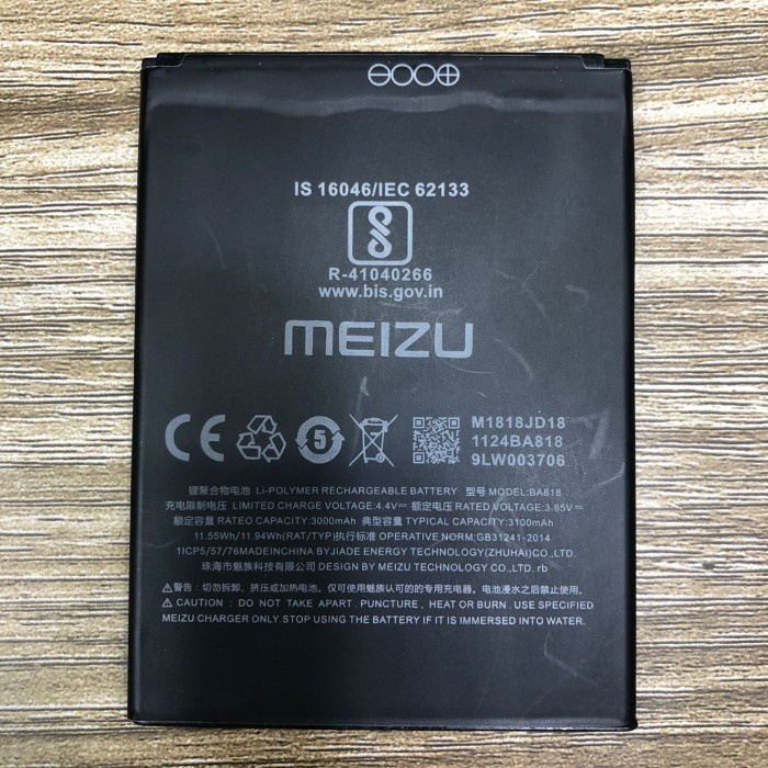 Vk0468 Baterai Battery Batrai Original Meizu C9 Pro Ba818 Meizu C9 Ba 818