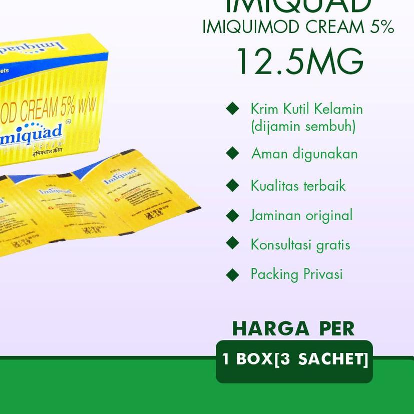 Terbaru | TD4 | IMIQUIMOD IMIQUAD KRIM OBAT KUTIL KELAMIN CONDYLOMA JENGGER AYAM GENITAL WARTS ALDAR