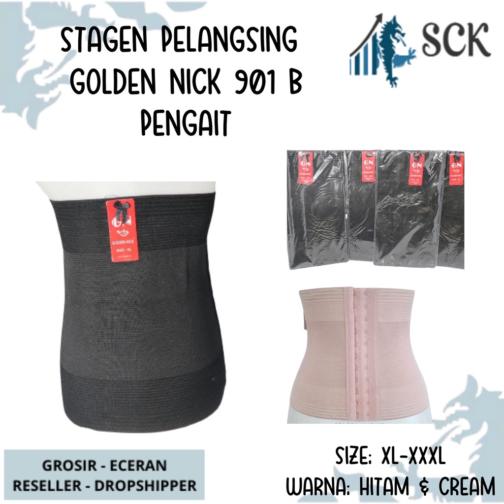 KORSET Panjang GOLDEN NICK 901 B PENGAIT / STAGEN Wanita / KORSET PELANGSING SETELAH MELAHIRKAN - sckmenwear GROSIR