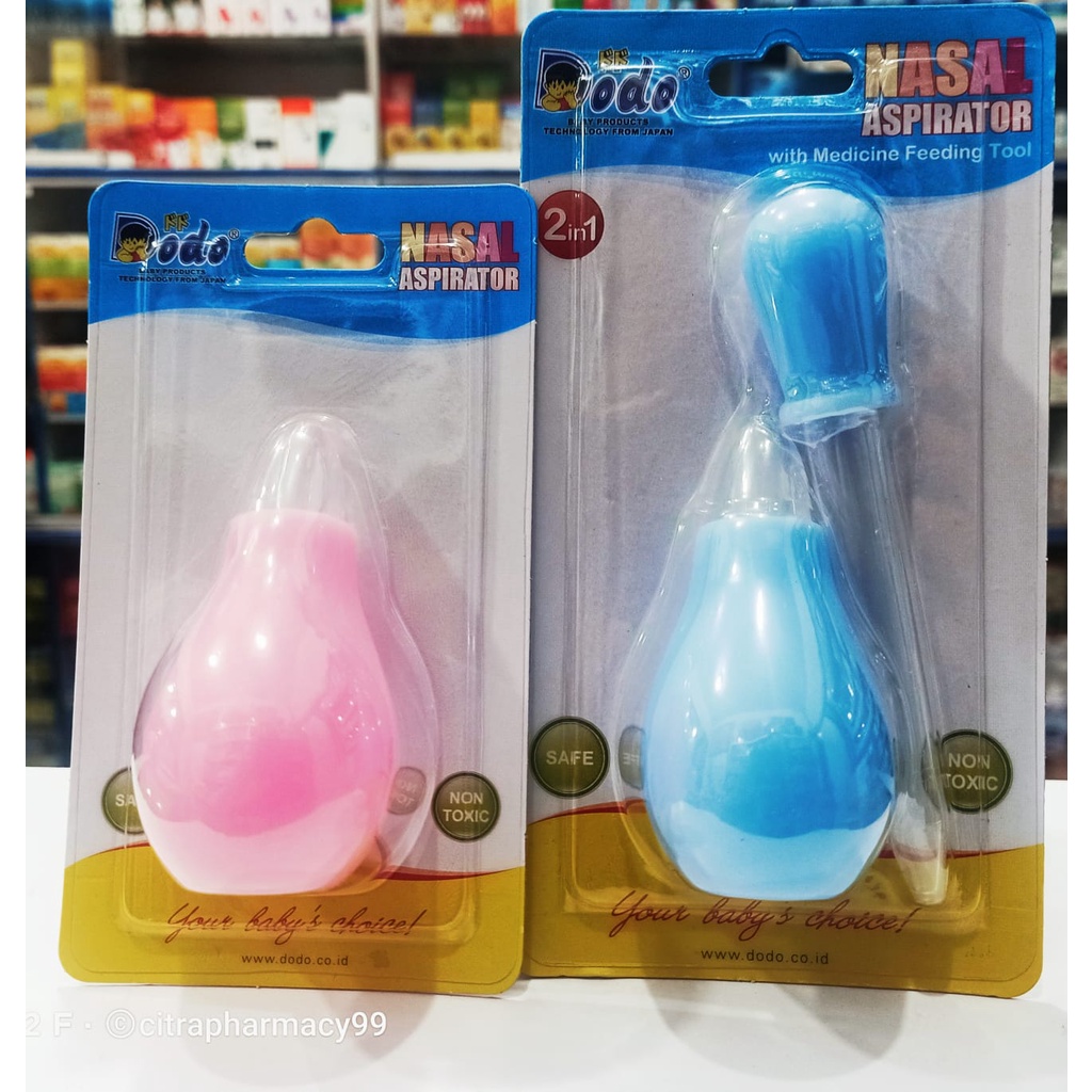 Dodo Baby Nasal Aspirator 2IN1 - Dodo Alat Sedot Ingus Bayi Pembersih Hidung Bayi