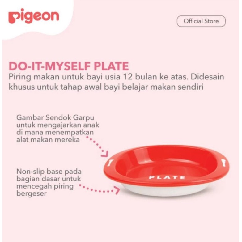 Pigeon Do It My Self Baby Cutlery Set / Set Perlengkapan Makan Bayi Pigeon / Box Kado Bayi