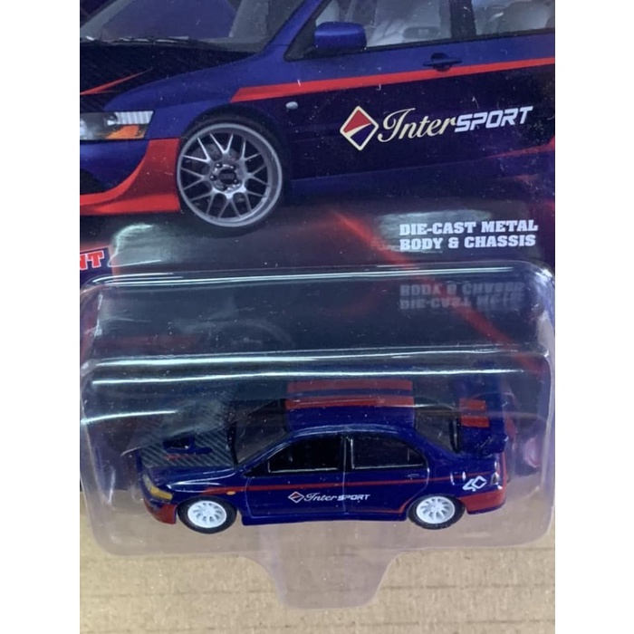 Johnny Lightning 2003 Mitsubishi Lancer Evolution Intersport