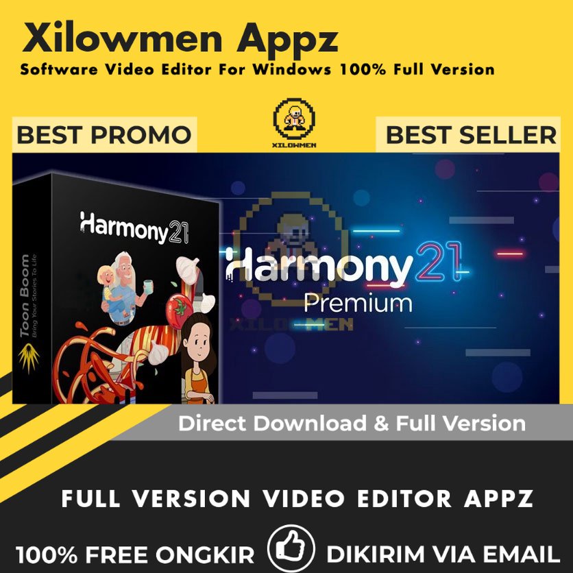 [Full Version] Toon Boom Harmony Premium Pro Video Editor Lifetime WIN OS - Software Animasi untuk Film dan TV