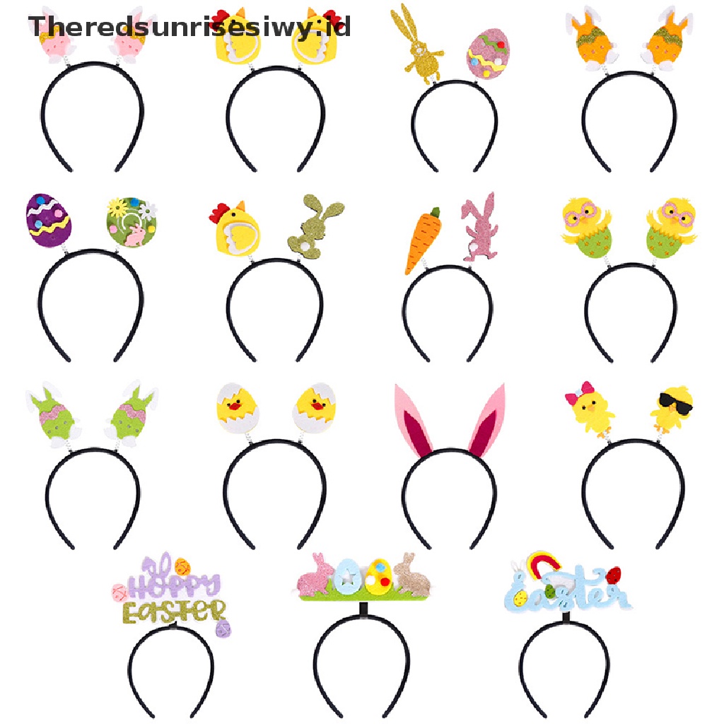 # Baju Lebaran # Paskah Dewasa Anak Lucu Dan Nyaman Rambut Band Gaun Kostum Bunny Ear Headband Cosplay Hairband Dekorasi Pesta~