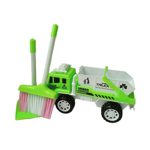 Mobil Truk Bak Sampah Jumbo dan Perlengkapan Kebersihan AK 18 Mainan Mobil Truk