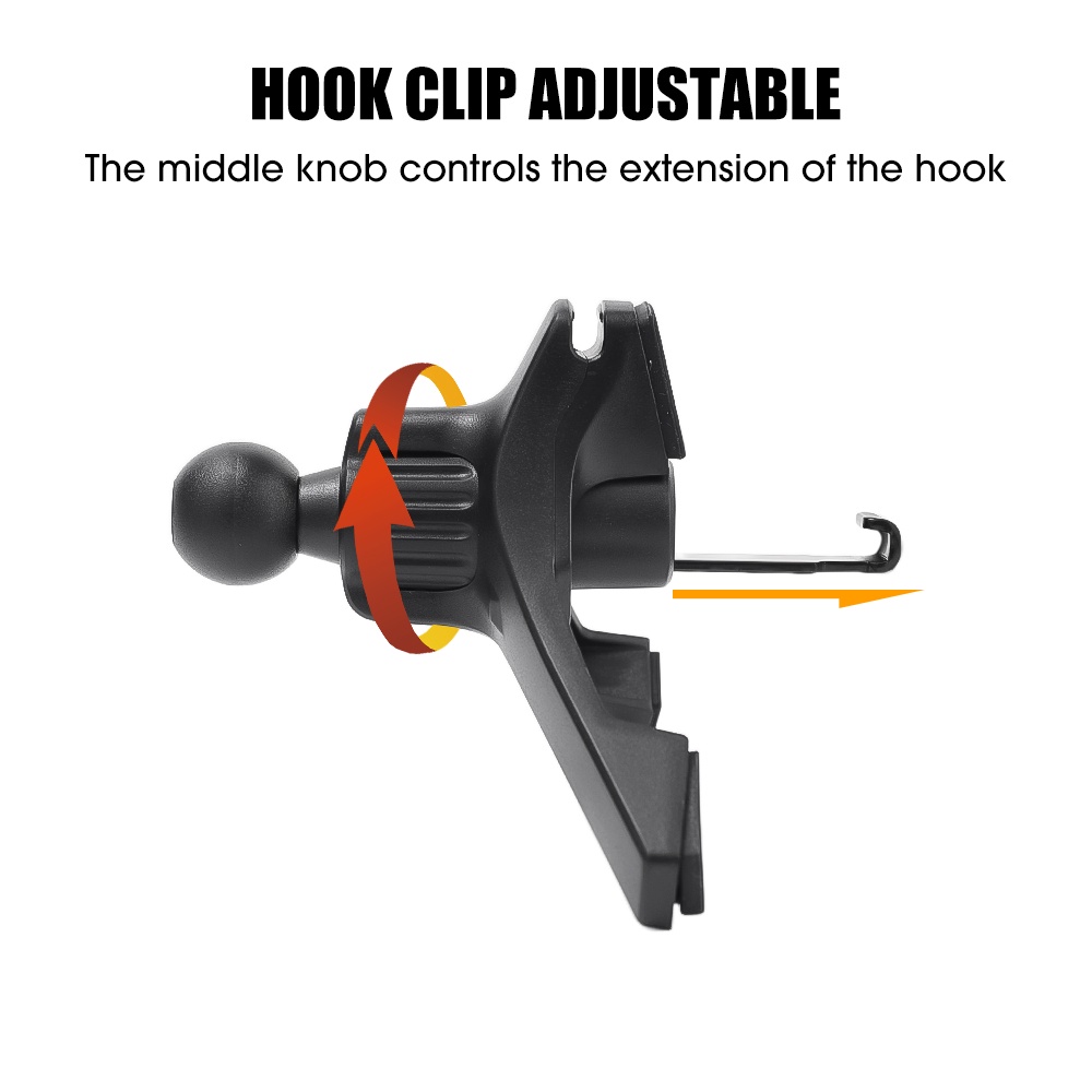 Klip Ventilasi Udara Mobil Holder Hp360 ° Rotatable Universal Car Mobile Phone Holder Aksesoris Penjepit Kait Outlet Udara Mobil Untuk Bracket Hp Mobil