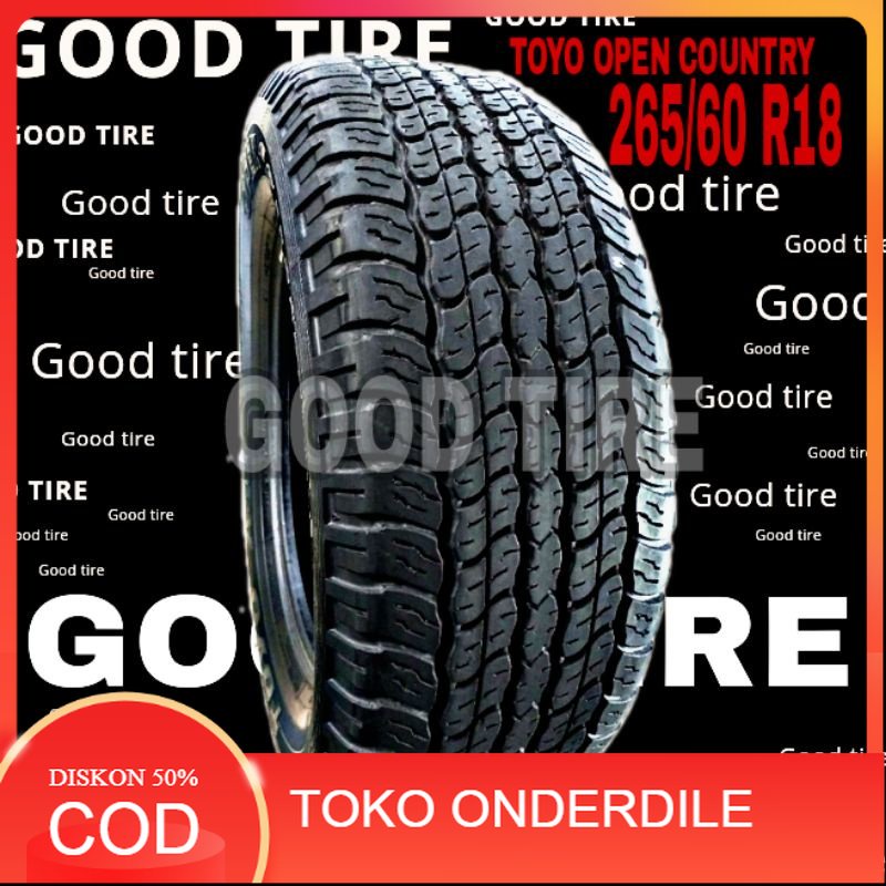 TOYO OPEN COUNTRY A32 265-60-18 R18 RING 18 COPOTAN SEKEN SECOND BEKAS BAN MOBIL FORTUNER PAJERO MUX