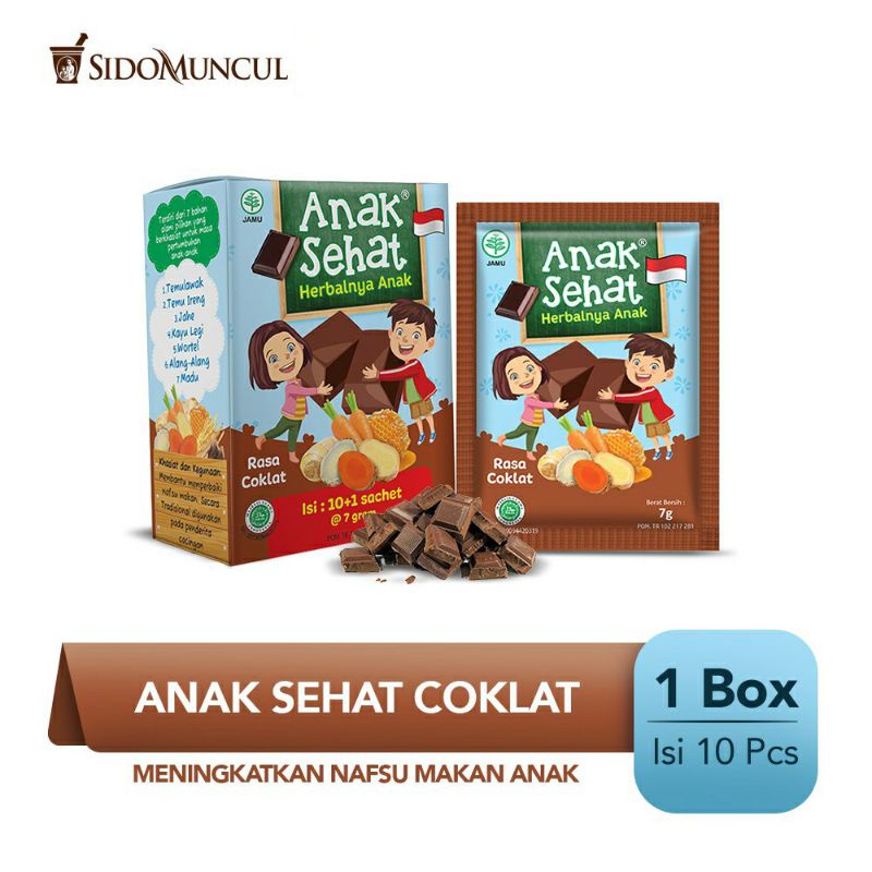 

BISA KIRIM HARI INI Sidomuncul Jamu Anak Sehat SACHET Suplemen Peningkat Nafsu Makan - Coklat