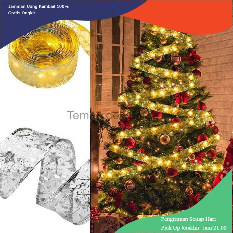 TD - DEK Partigos Lampu Hias String Lights Model Pita Natal 50 LED Multicolor - AA562