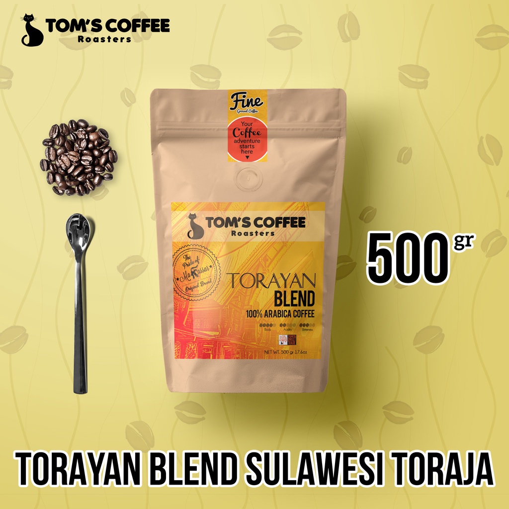 

Tom's Coffee - Torayan Blend 500gr