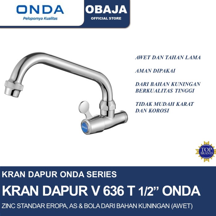 ONDA KRAN DAPUR V 636 T / KRAN CUCI PIRING MODEL ANGSA V 636 T ONDA
