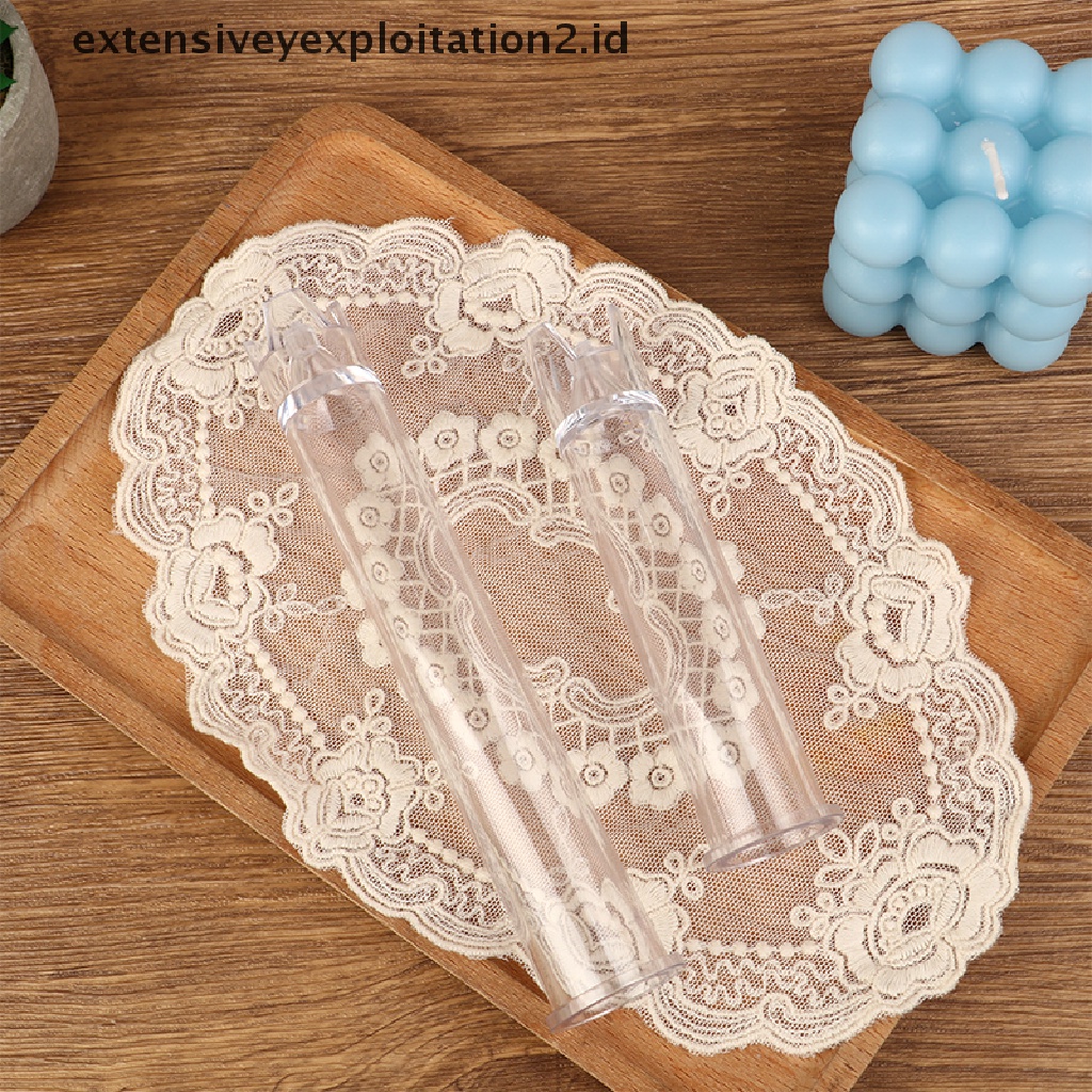 {NEW} 1pc Cetakan Silinder Tiang Panjang Kerajinan Membuat Alat Cetakan Lilin Kedelai DIY.
