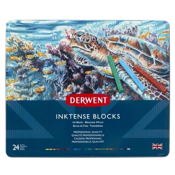 

Terlaris Derwent Inktense Blocks 24 Tin