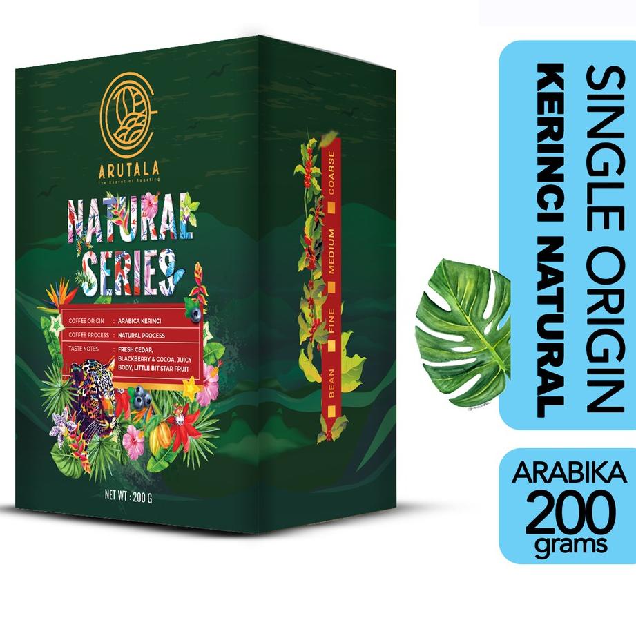 

♀ ARUTALA Natural Series - Arabika Kerinci 200 gram ➱