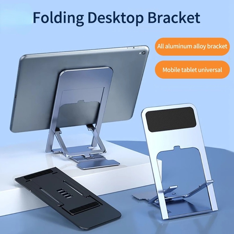 Universal Folding Desktop Mobile Phone Holder/Braket Meja Meja Lipat Tablet Dapat Disesuaikan