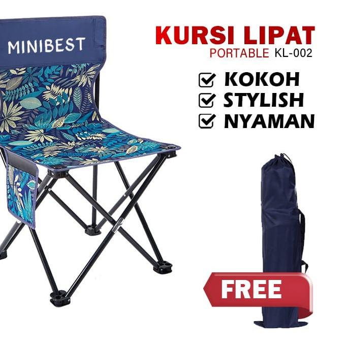 ✾ MINIBEST Kursi Lipat Camping Kursi Lipat Outdoor Kursi Gunung Bangku Extra Besar Super Kokoh - Uku