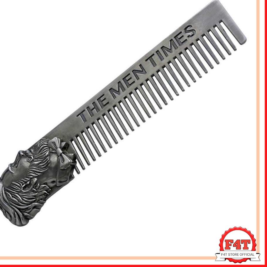 ✥ Sisir Rambut Pria Lipat Besi Keren Saku  1 Set Murah Mini Portable MR4438-01  F4T STORE ➻