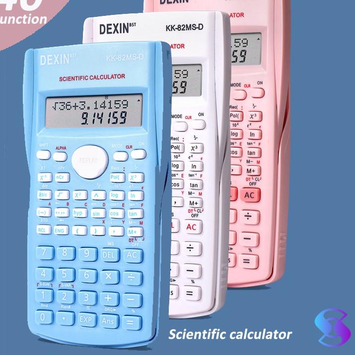 

IAN922 Kalkulator Color Function Scientific Kalkulator 24 Fungsi Kalkulasi 3 Warna 1700 scientific calculator KK-82MS-D +++