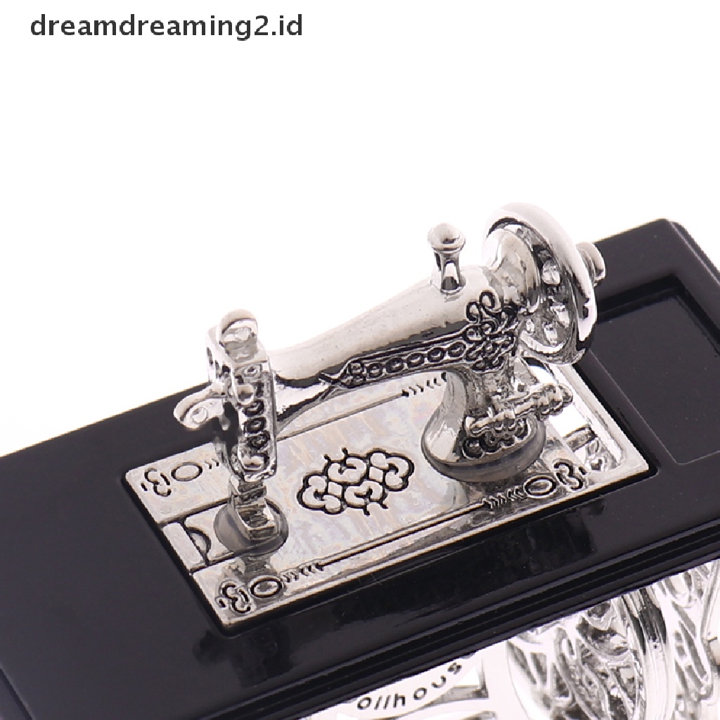 (dream) Mainan Furniture Mesin Jahit Miniatur Rumah Boneka Hadiah Dekor Rumah Boneka.