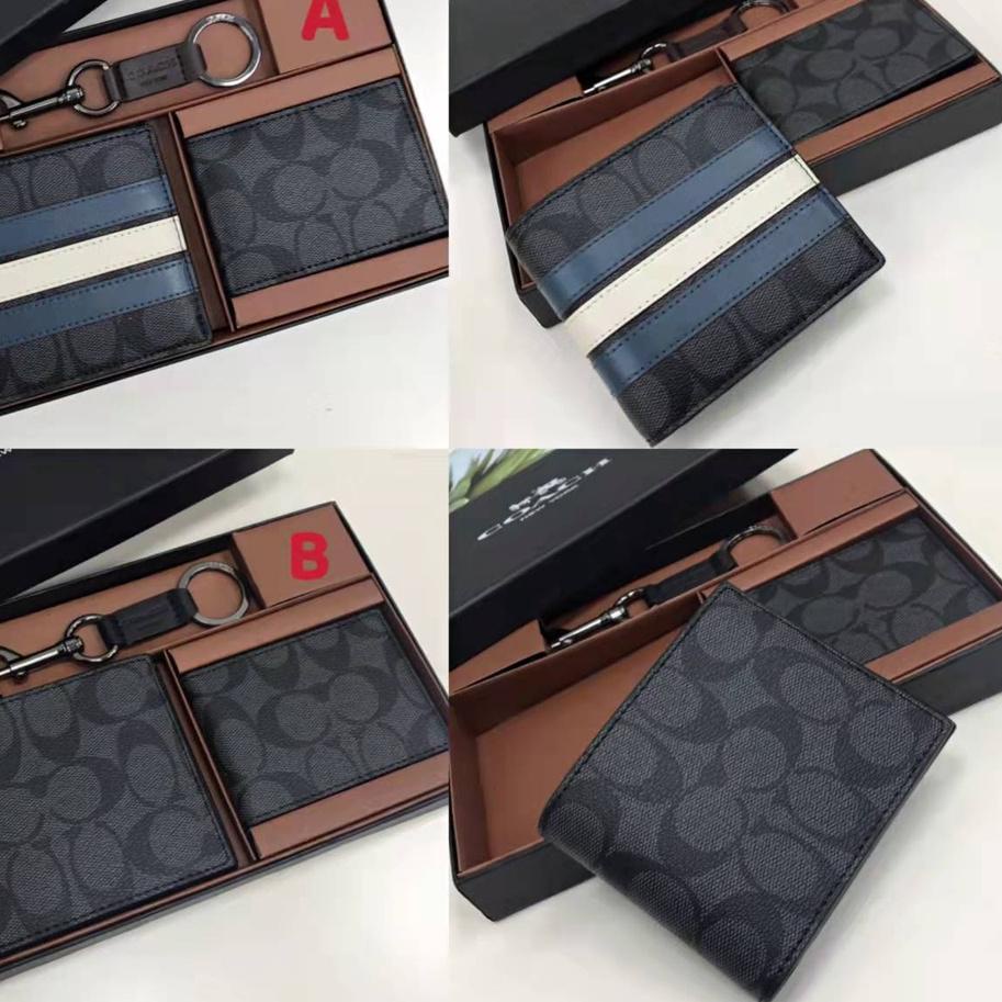 KAL494 26072 74993 COACH Dompet Pria Men Wallet Dompet Lipat Pria Fullset ORIGINAL Coach Wallet Coac