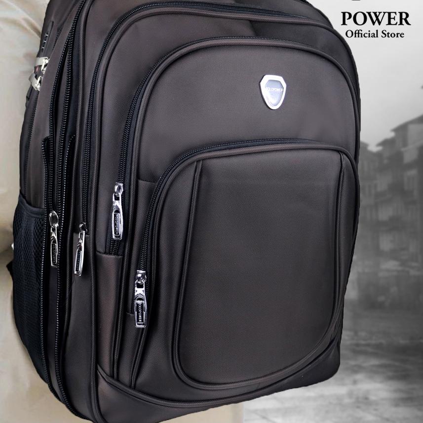 ✦ Polo Power Tas Pria Ransel Laptop Backpack Expanding Import Tas Punggung Pria Ransel Polo Original