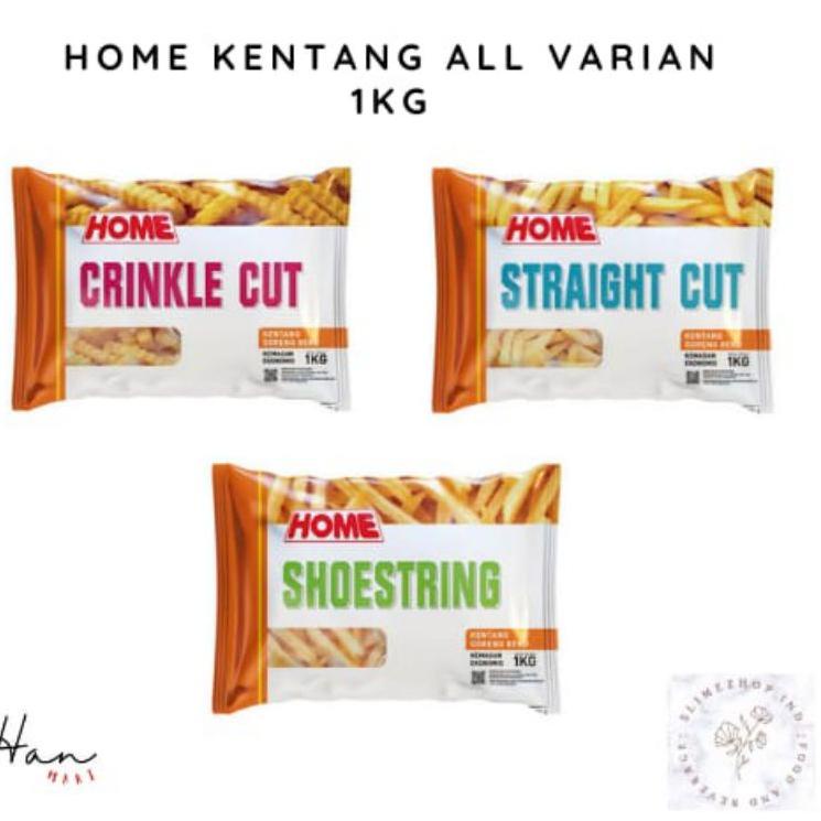 

G27 HOME KENTANG GORENG 1KG (SHOESTRING,STRAIGHT CUT,CRINCKLE CUT) PROMO SPESIAL ...