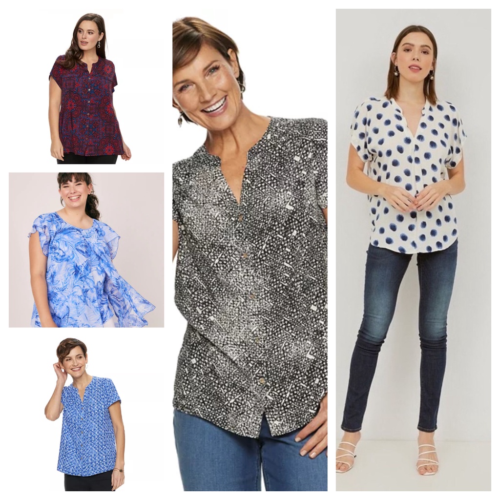 Atasan Kemeja Blouse Wanita Old Navy Branded