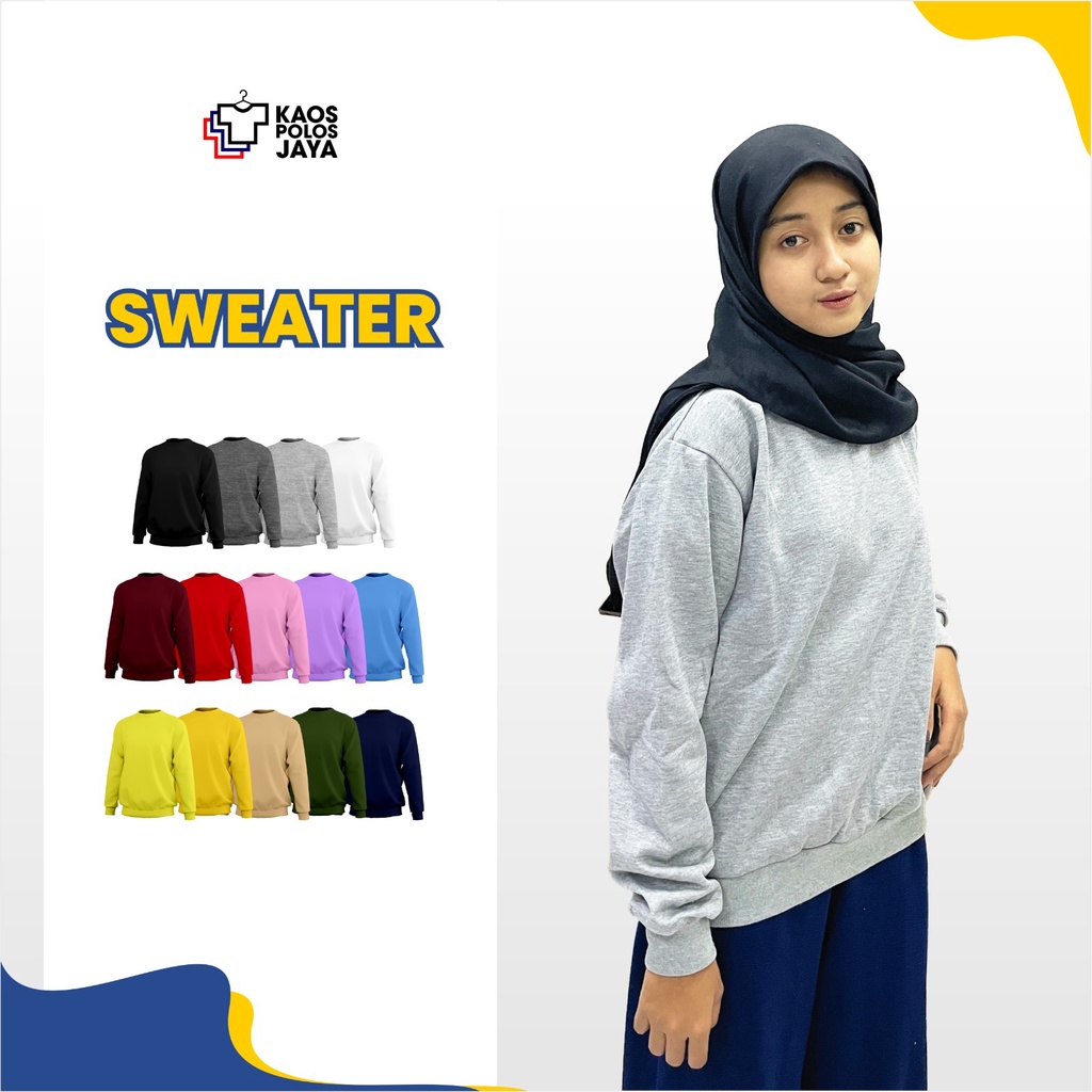 SWEATER POLOS / SWEATER COTTON FLEECE / SWEATER MURAH KATALOG B