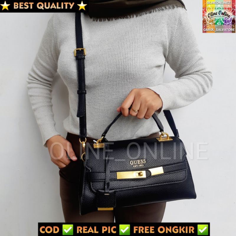 tas enisa spring 2023 collection wanita top handle crossbody bag selempang cirebon ciayumajakuningan gs women croco tegal indramayu READY STOCK