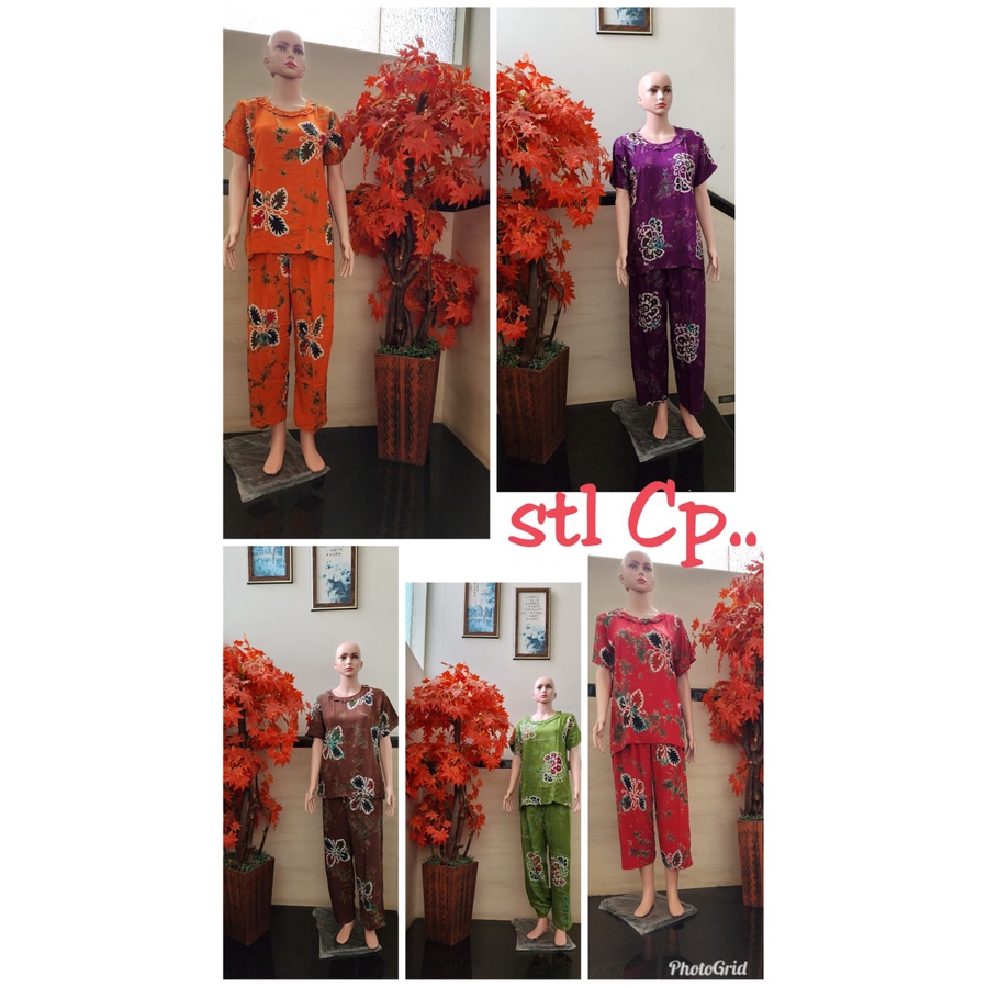 Setelan CP - Mirip Sunan Batik Cap - Setelan Celana Panjang Cap Sunan Rayon Super Premium Tebal - CO
