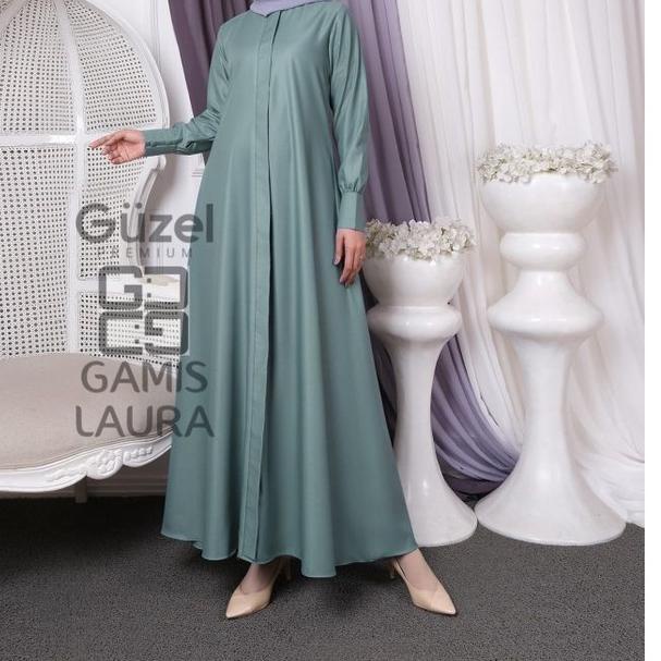 ➧ GAMIS_LAURA polos bahan katun toyobo ORI GUZEL ✴