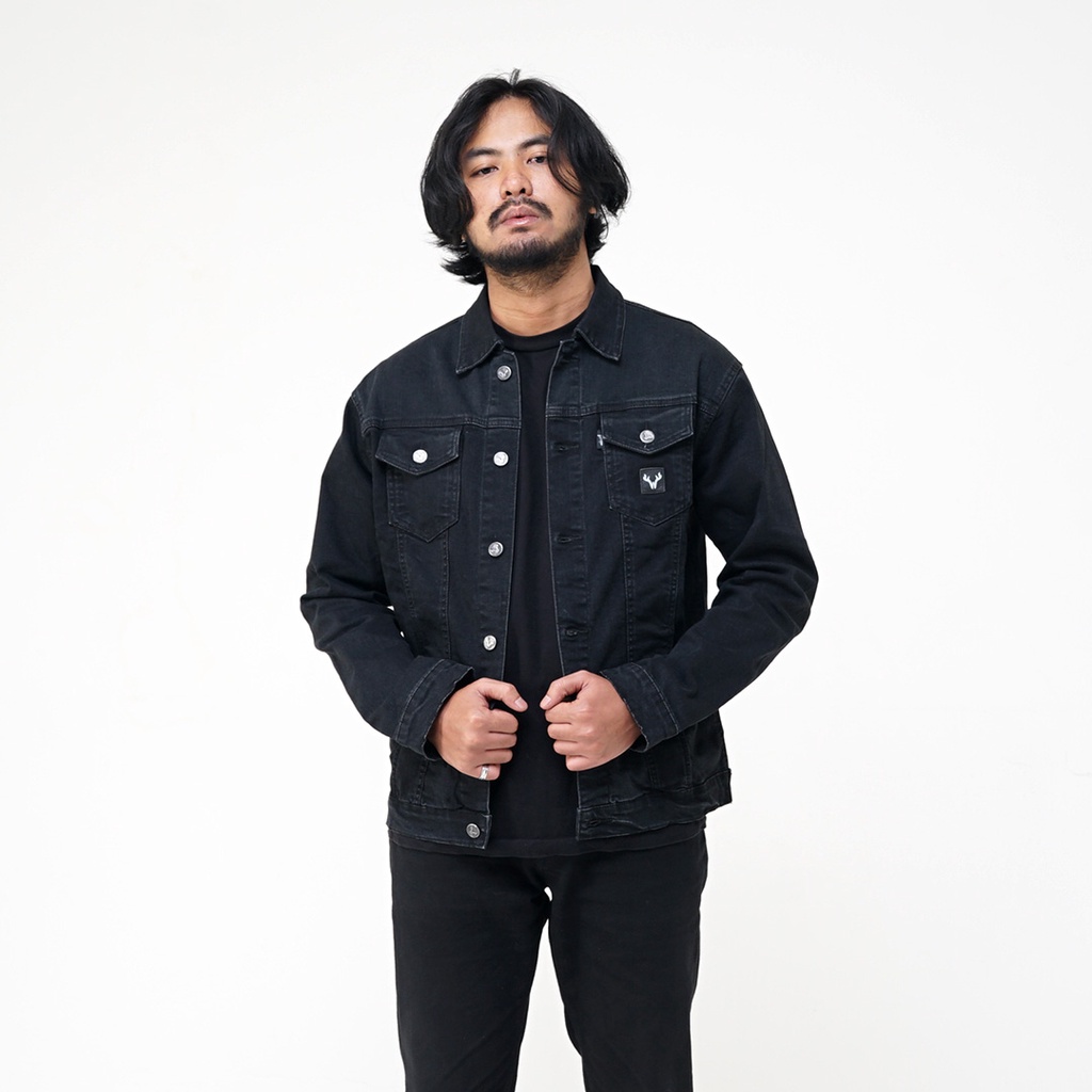 Whoopculture &quot;Dumb&quot; Black Denim Jacket