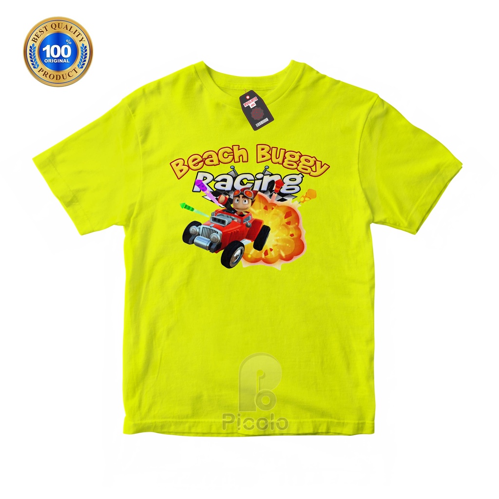 (FREE NAMA) BAJU KAOS ATASAN ANAK MOTIF BEACH BUGGY RACING UNISEX Bahan COTTUN