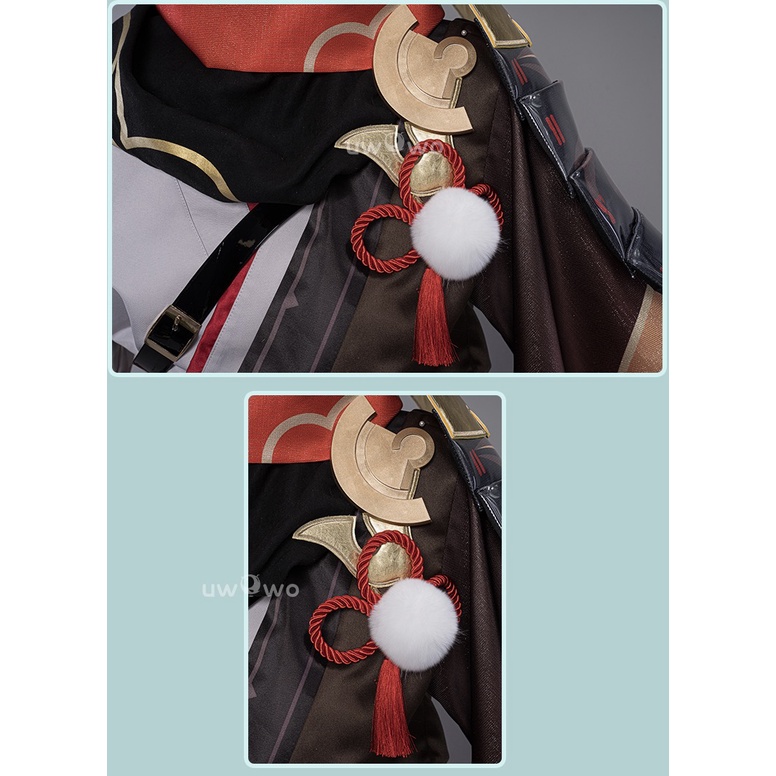 UWOWO Genshin Impact Kaedehara Kazuha Inazuma Anemo Male Cosplay Halloween Christmas Costume