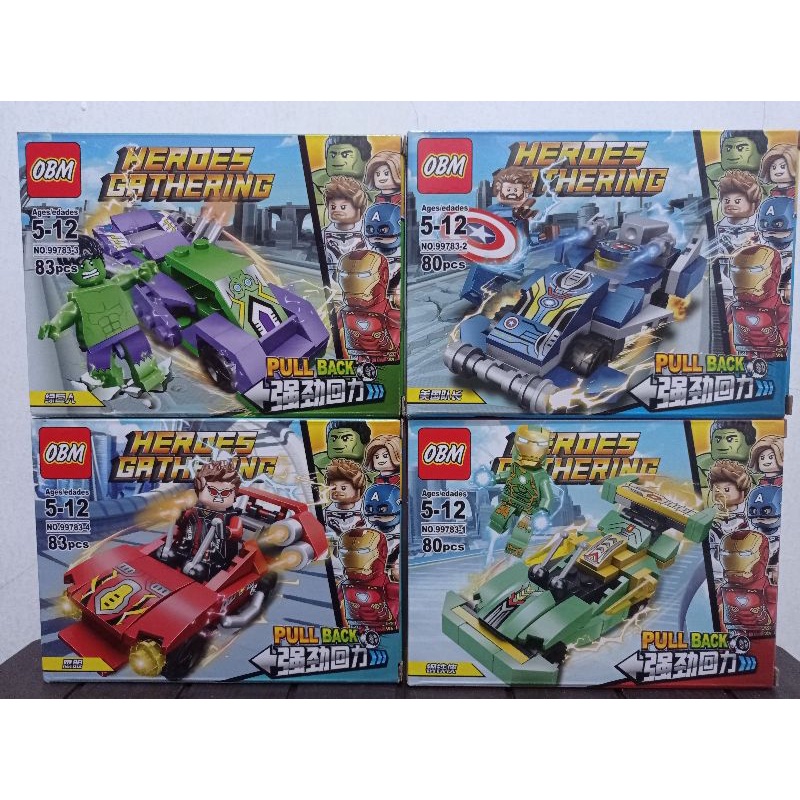 Mainan Blok Heroes Gathering / Mainan Balok Bongkar Pasang