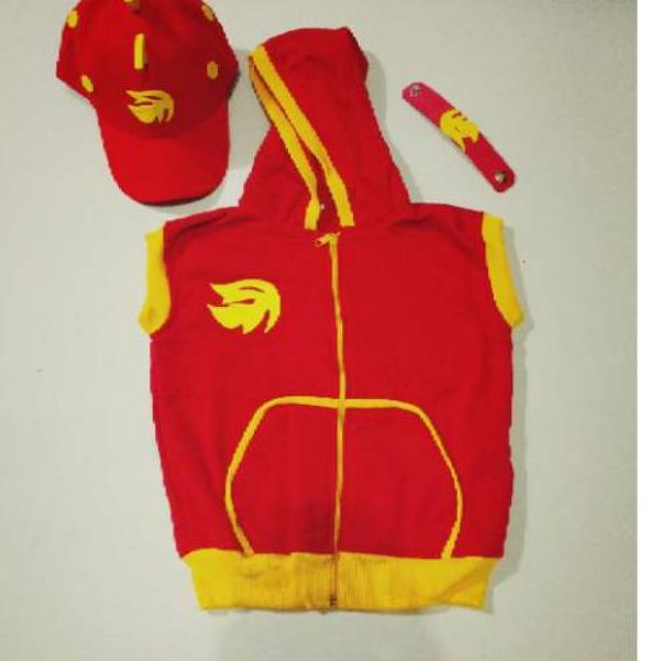 ✦ Jaket rompi topi  boboiboy api ❀