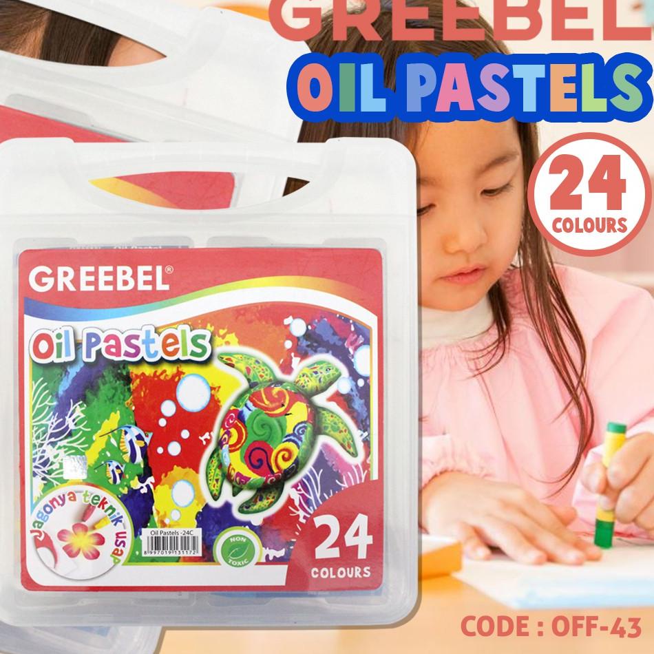 

Miliki Juga KRAYON ARTIST TRANSPARANT ISI 24 WARNA GREEBEL OIL PASTELS PP CRAYON GRIBEL ART OFF43 64