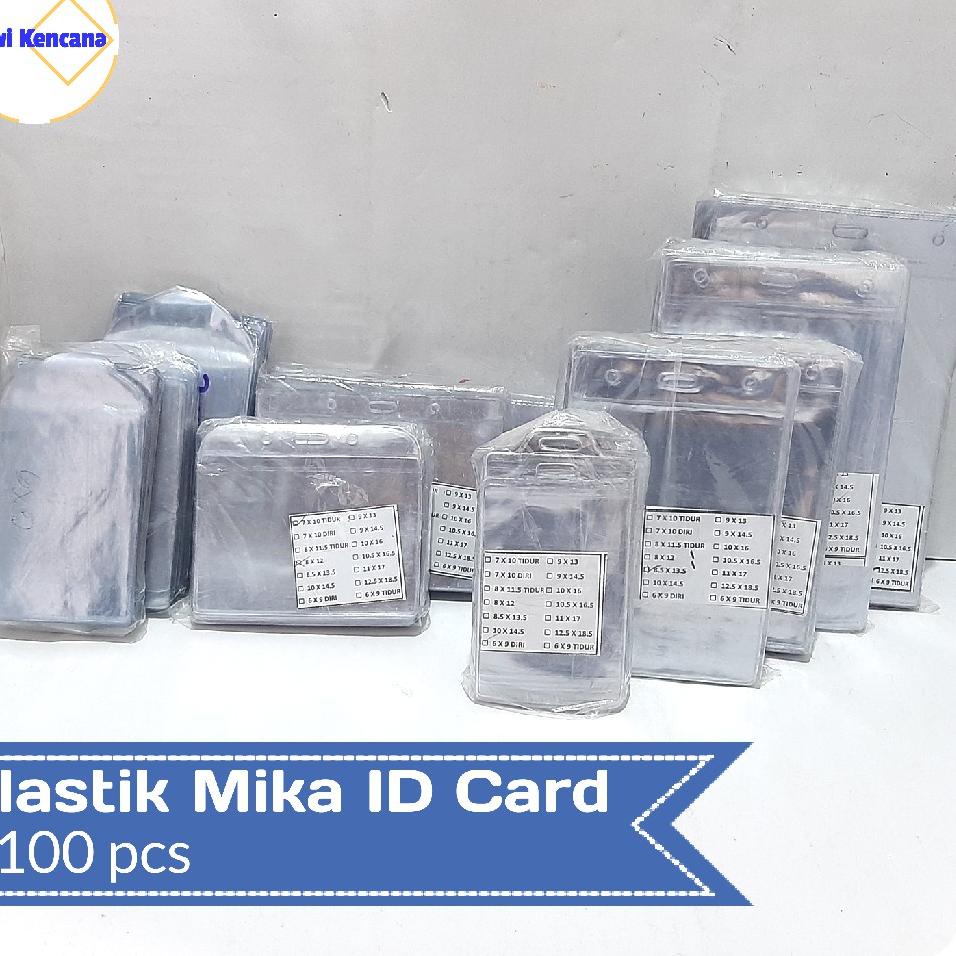 

First Arrival Plastik Mika Name Tag ID Card 100pcs