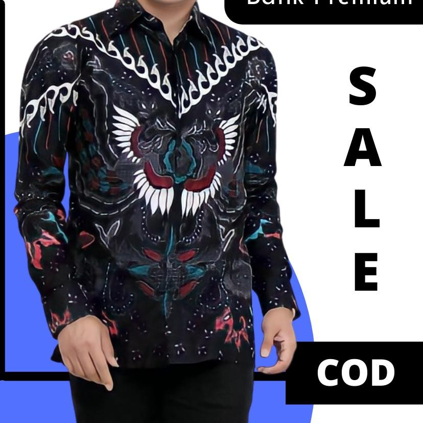 Diskon Terviral Kemeja Batik Modern Pria Lengan Panjang Pekalongan Premium Modern Batik Remaja Anak 