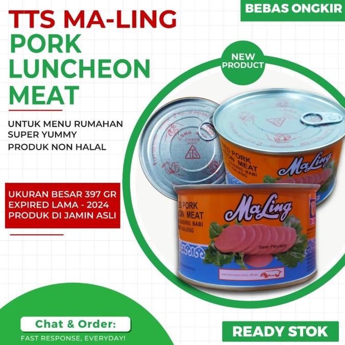 

MALING TTS 397 GRAM / MALING CANNED PORK - NON HALAL TERLARIS